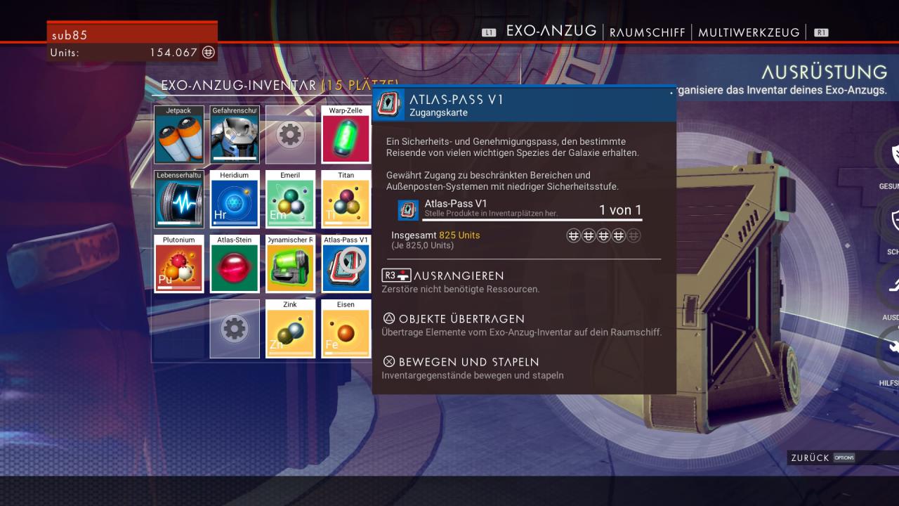 [10/08/2016] In unseren Tipps geben wir Hinweise zu den Fundorten der Atlas-Pässe in No Man's Sky.