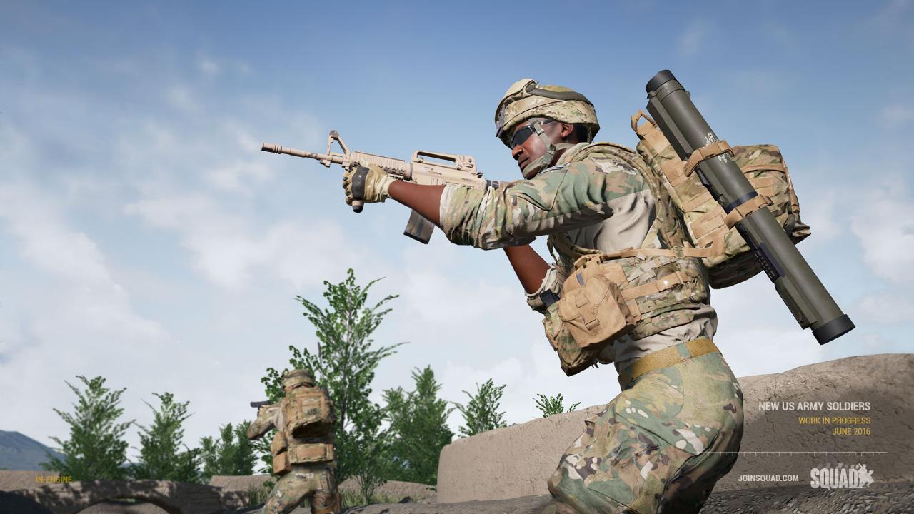 [08/08/2016] Zu den sieben spielbaren Fraktionen von Squad gehört unter anderem auch die US Army.