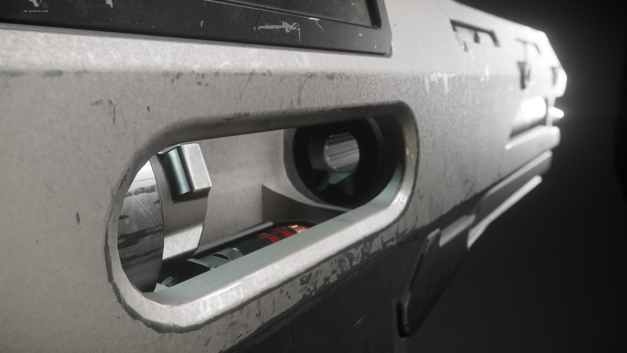 Sogar das Innere der Schusswaffen ist korrekt modelliert.