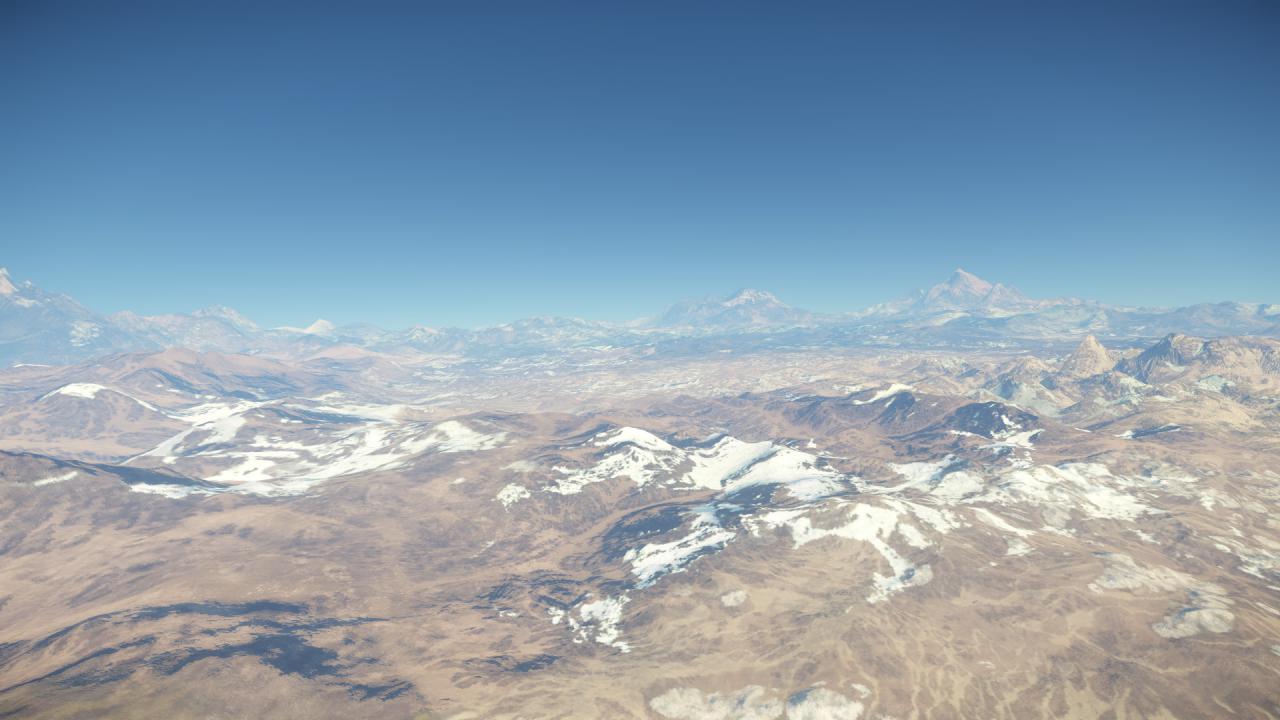 Die dargestellte Topographie der Planeten im Spiel wirkt realistisch und lässt sich per Editor noch nach Belieben formen.