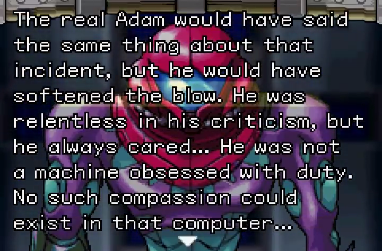 Metroid Fusion brachte einiges an Story ins Spiel, hielt sich hier im Vergleich zum Wii-Titel Other M noch dezent zurück. Eine neue Richtung wurde eingeschlagen.