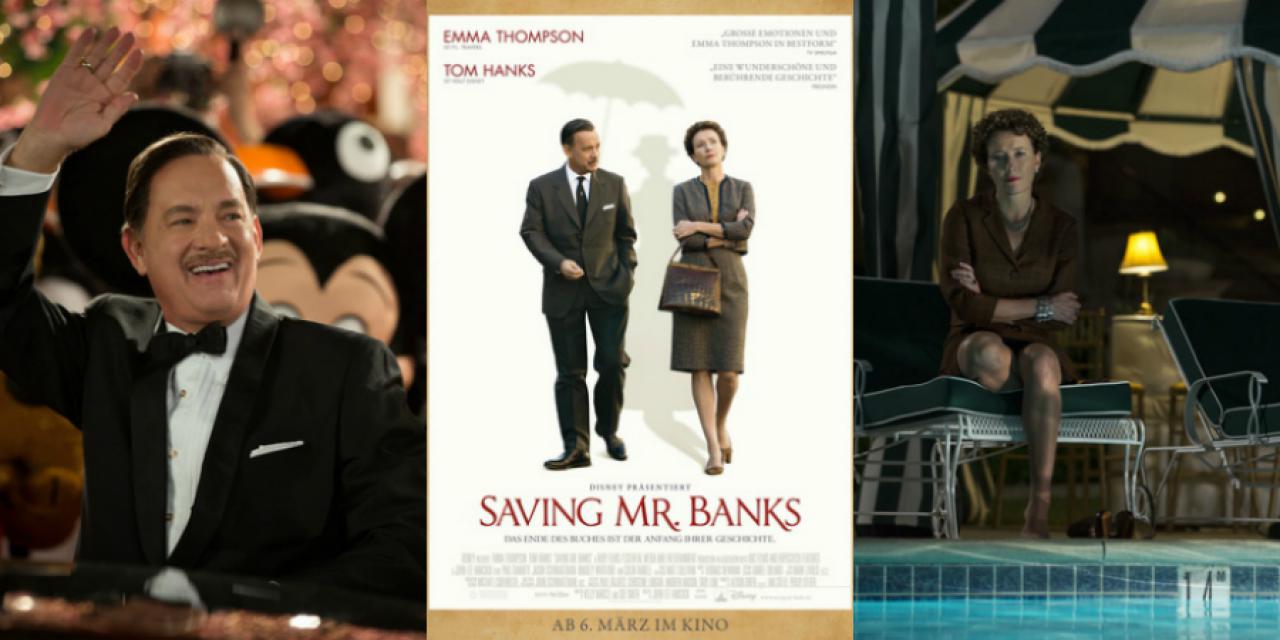 Tom Hanks gibt Walt Disney, Emma Thompson P.L. Travers - und sie machen ihren Job großartig.
