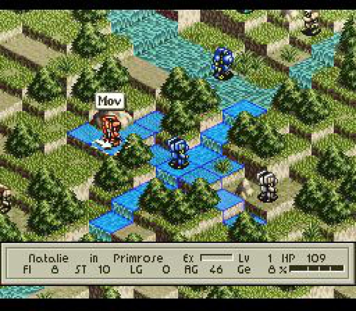 [23/09/2016] Obwohl die Menüs von Front Mission (SNES) Englisch sind, wurde der Rest des Texts erst in der DS-Umsetzung übersetzt. Fürs SNES-Original gibt es aber einen Patch.