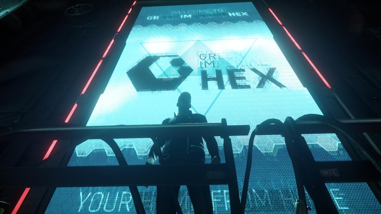 Grim HEX ist eine verlassene Minen-Station und entsprechend schummrig inszeniert.