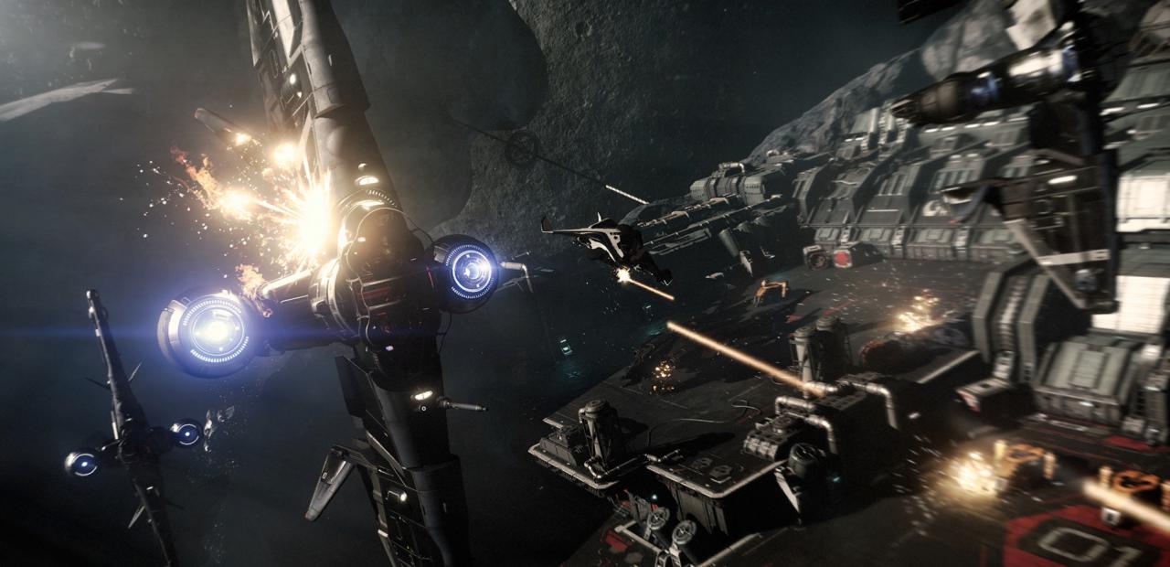 Die Reliant KORE ist eines der neuen Schiffe in Star Citizen. Die Form erinnert uns ein wenig an den B-Wing-Fighter aus dem Star Wars-Universum.