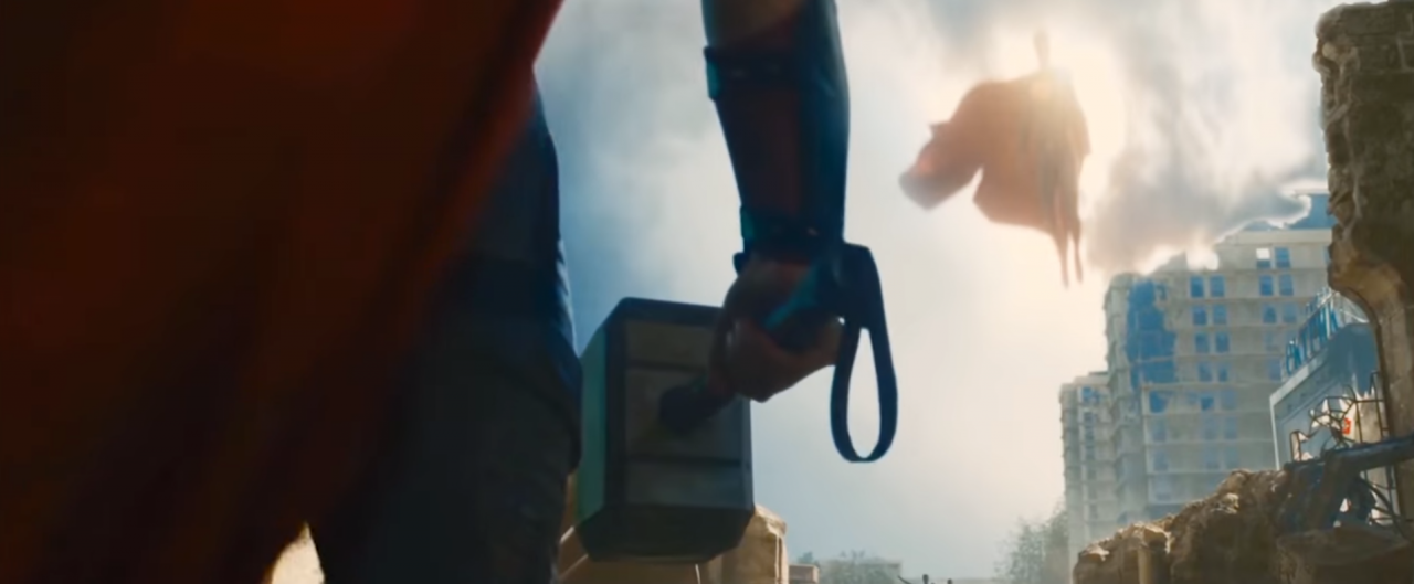 Superman vs Thor: Kurz vor dem Kampf