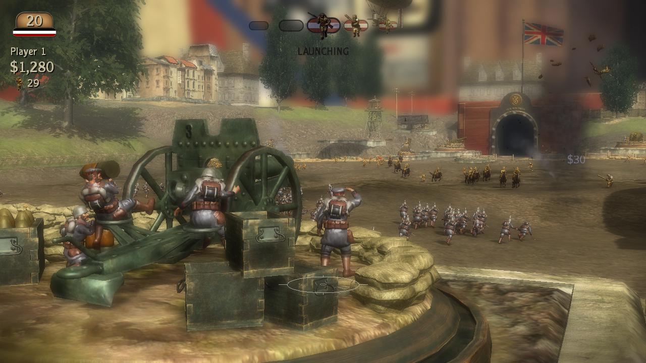 [26/09/2016] Szene aus Toy Soldiers für Xbox 360 und PC: Tower Defense ist die perfekte Spielmechanik, um die Kriegsführung des Ersten Weltkriegs auf dem heimischen Bildschirm umzusetzen.