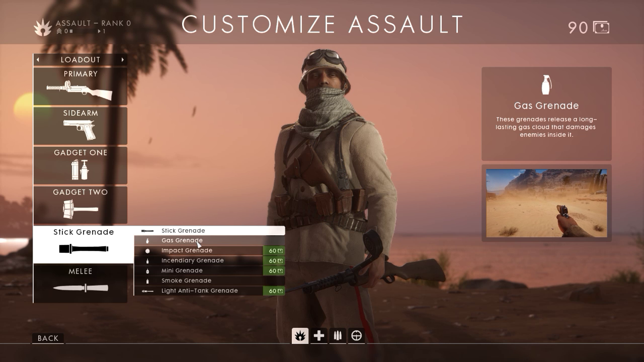 [14/10/2016] Entdecke die Möglichkeit: An unterschiedlichen freischaltbaren Ausrüstungsteilen und Waffen mangelt es Battlefield 1 wahrlich nicht.