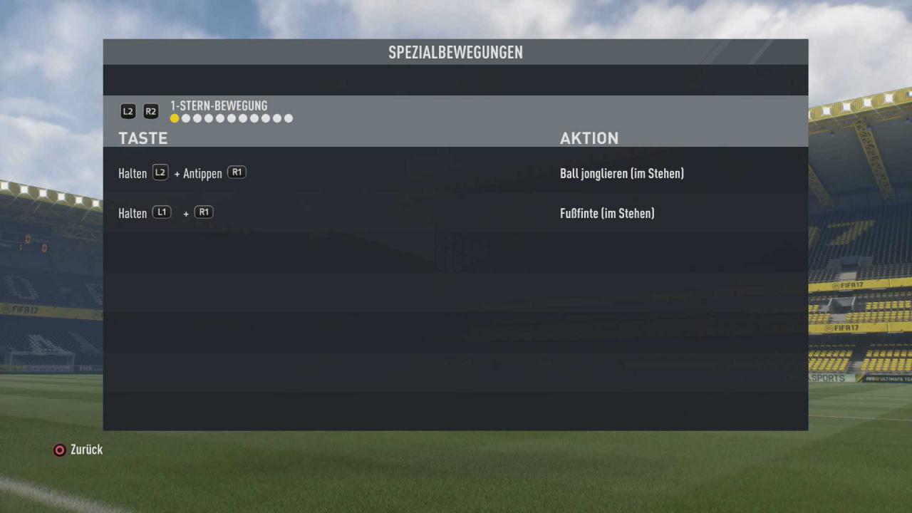 [06/10/2016] 1-Sterne-Tricks in FIFA 17.