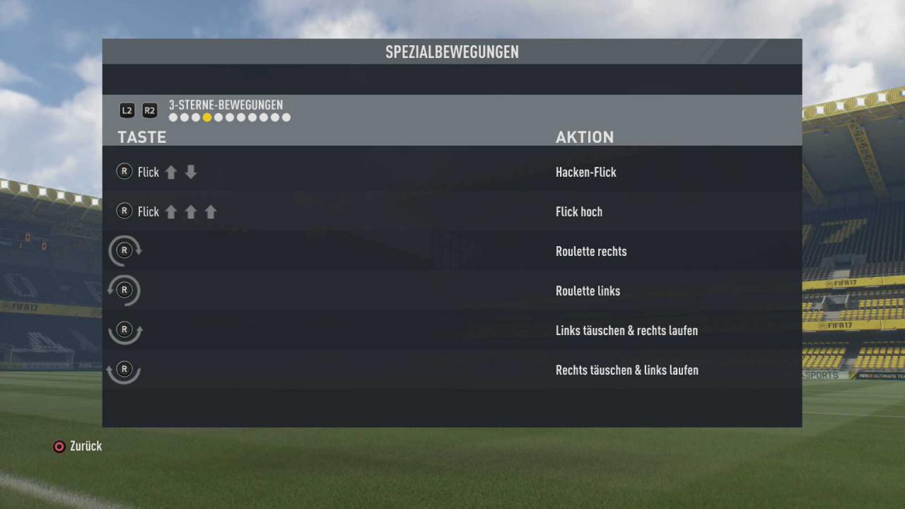 [06/10/2016] 3-Sterne-Tricks in FIFA 17.