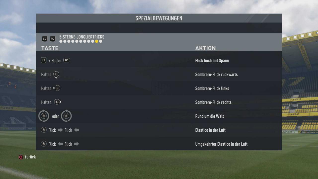[06/10/2016] 5-Sterne-Tricks in FIFA 17.