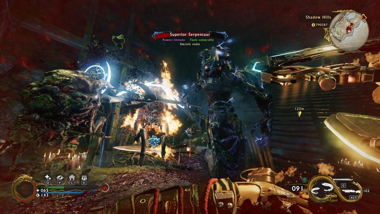 [14/10/2016] Aus nächster Nähe rückt ihr den Gegnern in Shadow Warrior 2 mit Katana und anderen Häckselinstrumenten zuleibe.