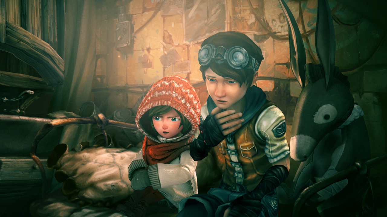 Renie und ihr Bruder Noah sind die treibenden Figuren im Spiel und über weite Strecken hervorragend vertont.