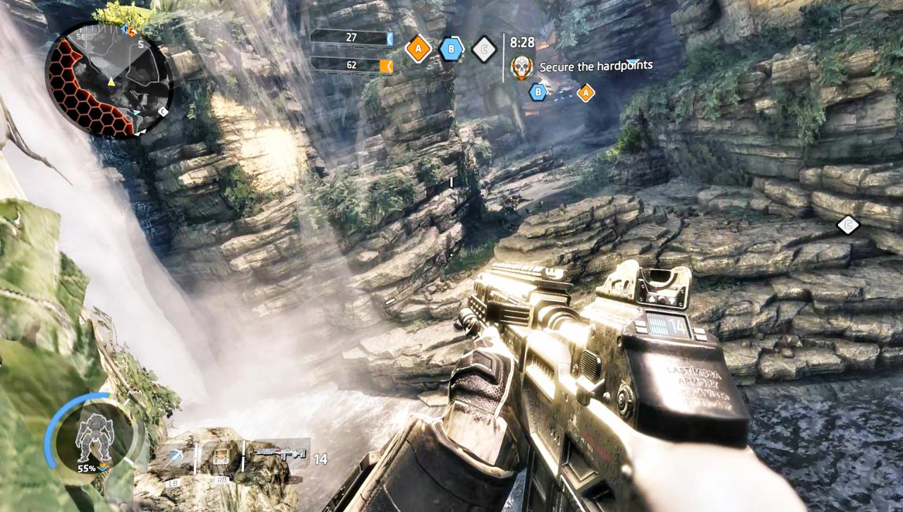 [21/10/2016] Wall Runs sind im Mehrspielermodus Pflicht, um auf den Maps gut voranzukommen.