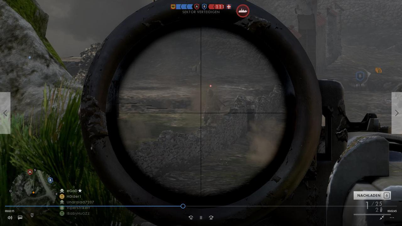 [25/10/2016] Battlefield 1: Egal wer (auch und vor allem als Späher) egal wo: markiert so oft ihr könnt gegnerische Einheiten. Euer Team wird's euch danken!