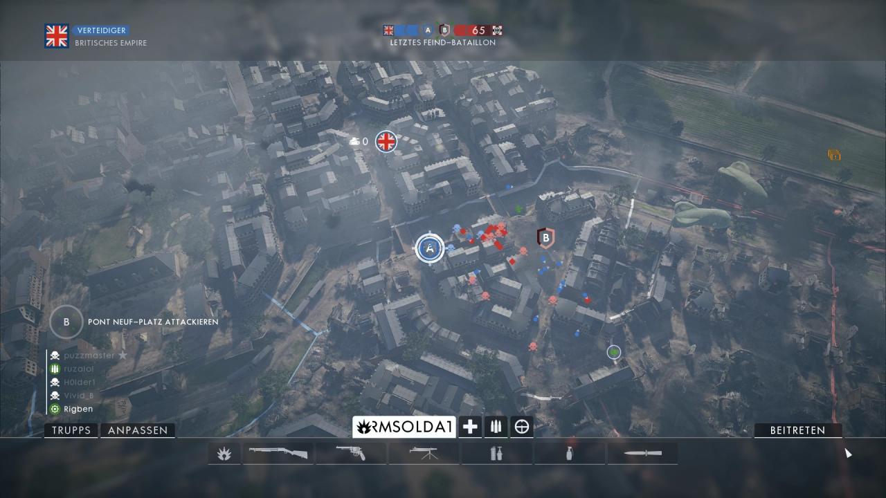 [11/11/2016] Battlefield 1: Operation Kaiserschlacht - Vororte von Amiens: Sektor 2