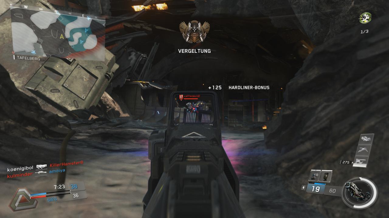 [10/11/2016] Die PC-Version von Infinite Warfare scheint unter den Online-Shooter-Spielern nicht sehr beliebt zu sein. So hatten wir manchmal arge Probleme, überhaupt 12 Spieler für eine Partie zu finden. (PC)
