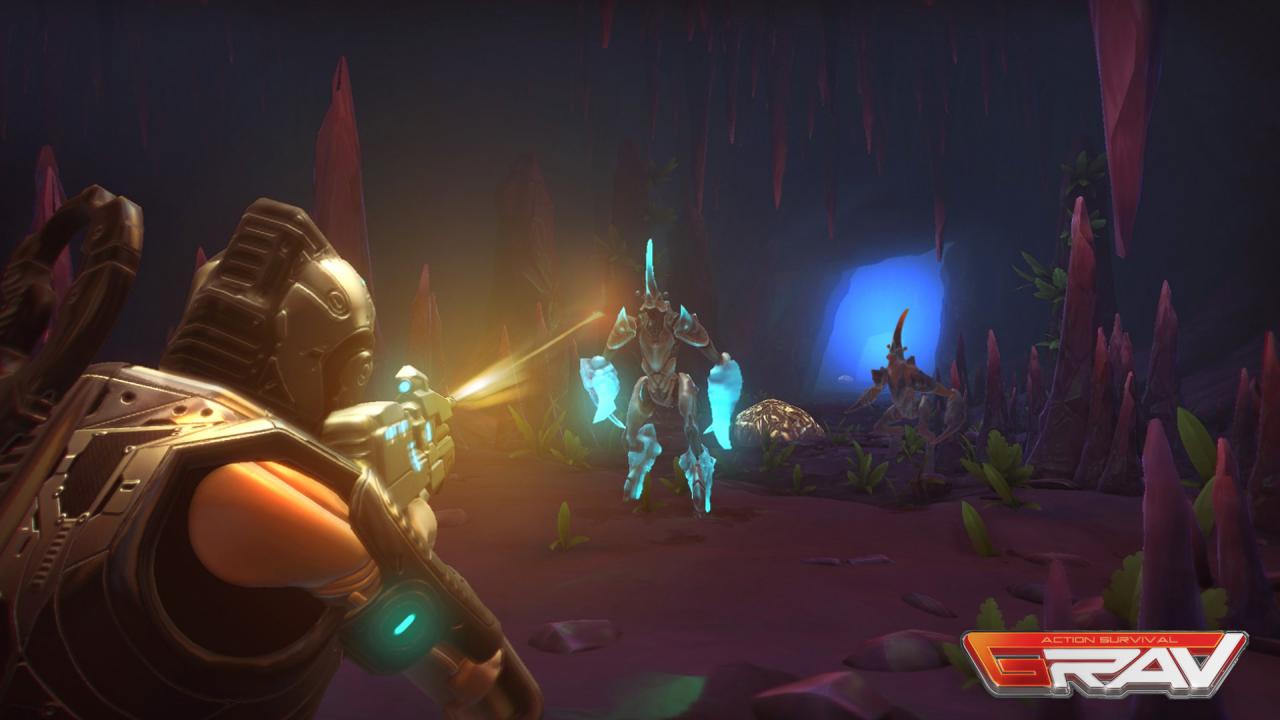 [23/11/2016] Erledigte Monster hinterlassen in Grav Ressourcen, die ihr per Multitool zu neuen Items verarbeitet.