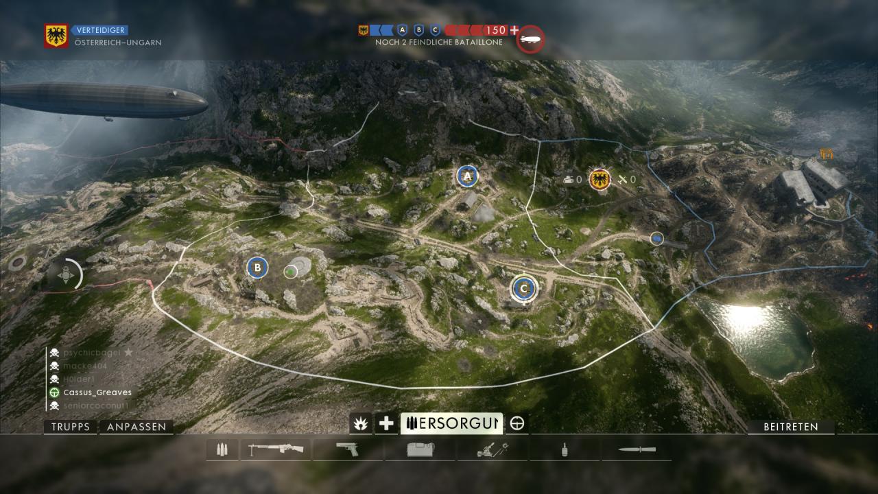 [14/11/2016] Battlefield 1: Operation Eiserne Linie - Venezianische Alpen: Sektor 4