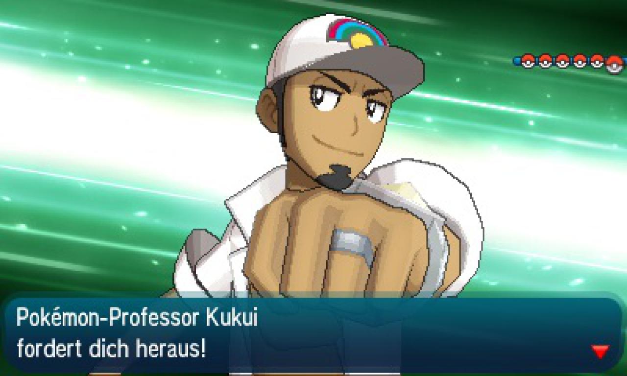 [16/12/2016] Der letzte Gegner in der Pokémon-Liga - Pokémon Professor Kukui.