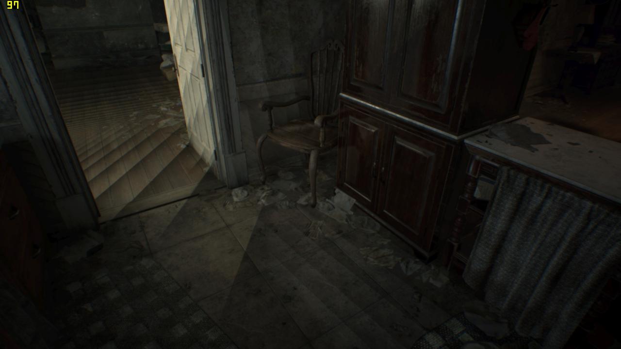 Resident Evil 7 - Schattenqualität; Banding - Sehr niedrig