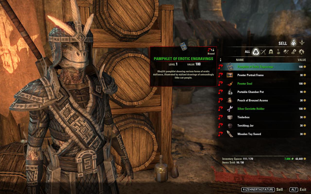[17/02/2017] The Elder Scrolls Online ist ein klassisches MMORPG mit respawnenden Gegnern. Hallo, liebe Inflation!