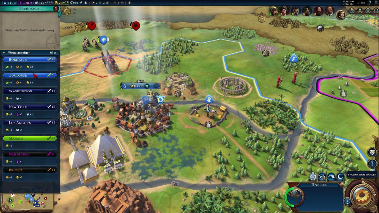 [17/02/2017] Handelsrouten, Goldproduktion, Tauschgeschäfte: Ökonomie ist einer der Grundpfeiler der Civilization-Serie.
