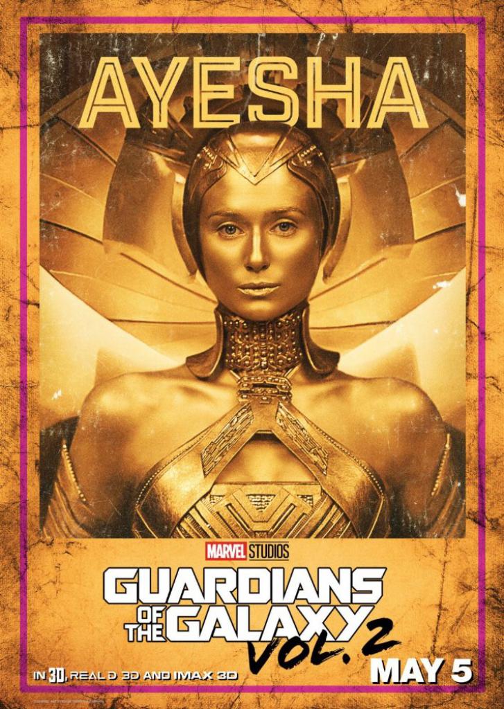 GotG2-Charakterplakat Ayesha