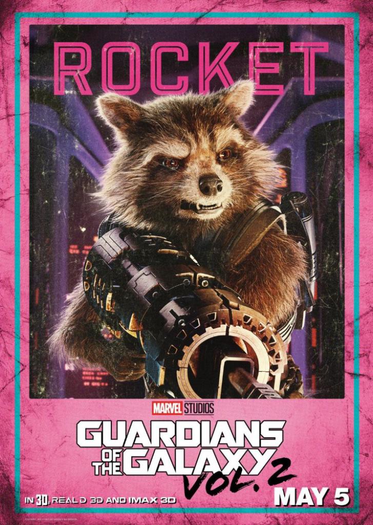 GotG2-Charakterplakat Rocket