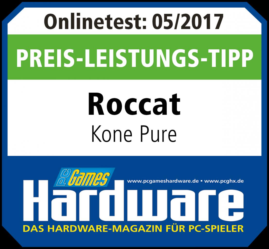 [05/05/2017] Online-Award: Roccat Kone Pure - Preis-Leistungs-Tipp