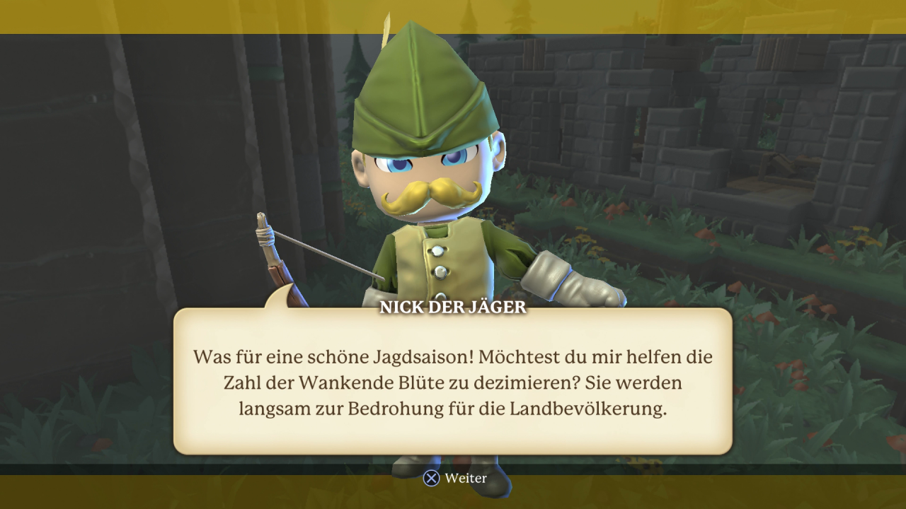 [24/05/2017] NPCs bitten euch gelegentlich um Hilfe bei einfachen Aufgaben. Da ein Questlog fehlt, verliert man oft den Überblick.