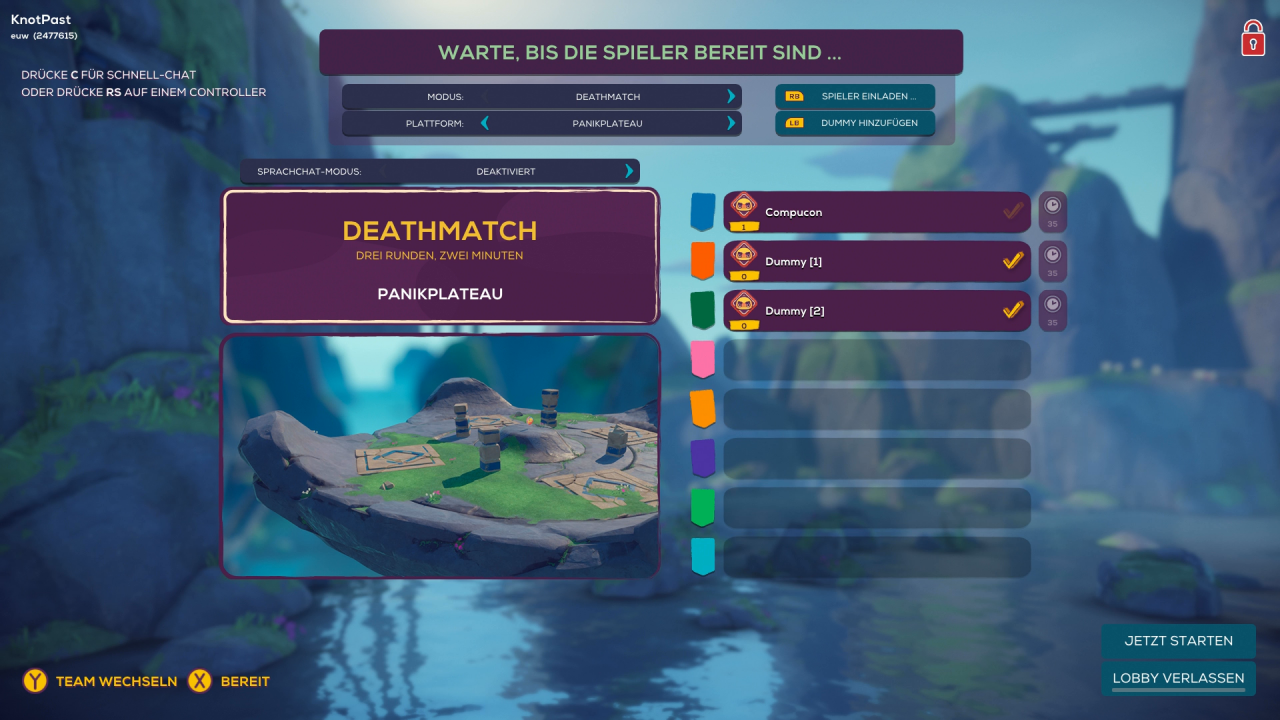 [08/05/2017] Die Bot-Matches bringen zwar keine Erfahrung, aber so könnt ihr ein wenig die Steuerung ausprobieren. Teilweise ist das auch die einzige Möglichkeit online zu spielen, denn während dem Test hatten wir kaum gegnerische Online-Spieler.