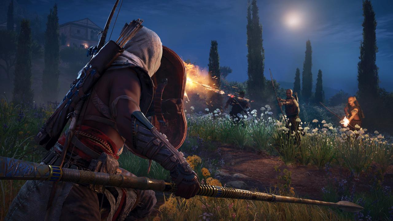 [12/06/2017] Assassin's Creed Origins hat einen fließenden Tag-Nacht-Wechsel. Das Kampfsystem entleiht sich die Aufschalt-Mechanik aus Dark Souls.