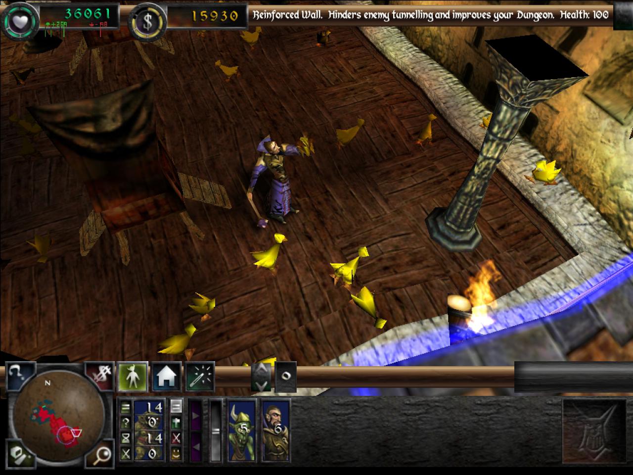 [26/06/2017] Alle Dungeon-Bewohner müssen schlafen, essen und sich die Zeit vertreiben. (Bild: Dungeon Keeper 2)