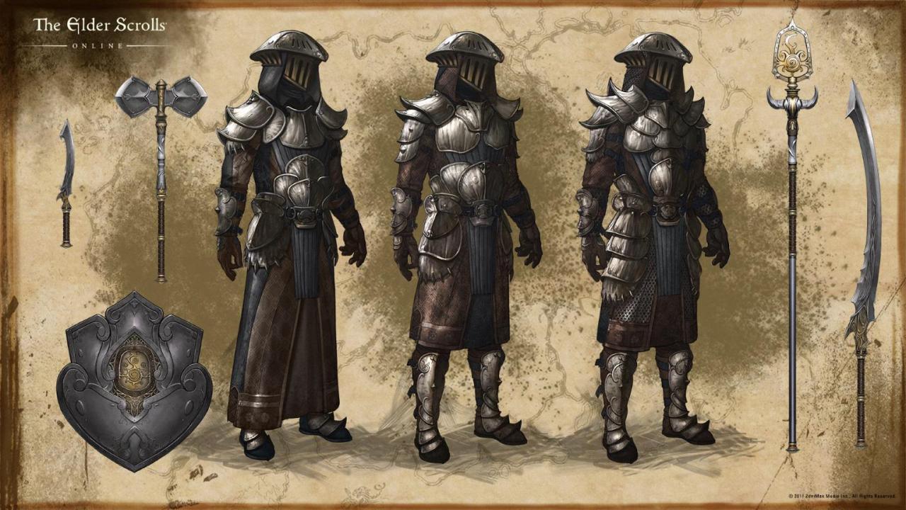 [02/06/2017] TESO: Morrowind - Hier seht ihr die Rüstungen der Wachen des Hauses Telvanni.