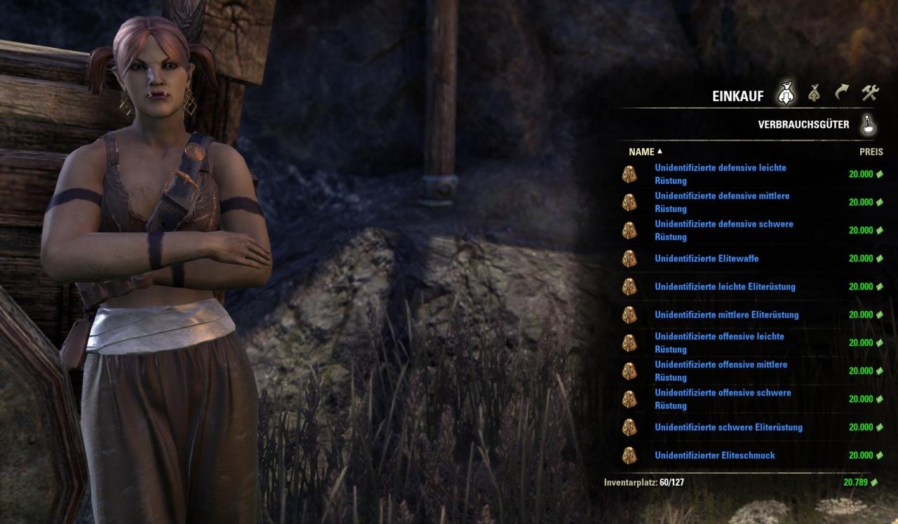 [22/06/2017] TESO: Morrowind - Bei den Schlachtfeld-Händlern kauft ihr euch für Allianzpunkte neue Waffen und Rüstungen.