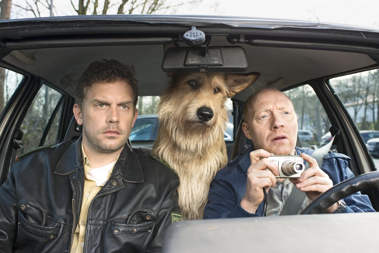 [31/07/2017] Haben wieder allerhand zu tun: Franz (links), Hund Ludwig und Rudi.