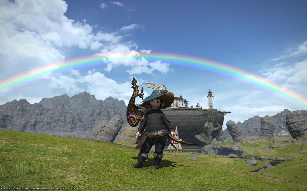 [04/07/2017] Ein Regenbogen in der Azim Steppe
