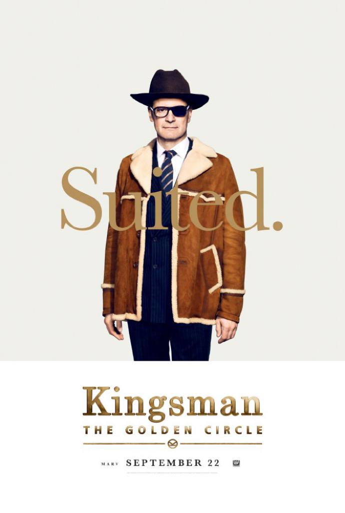 Charakterplakat von Colin Firth aus 