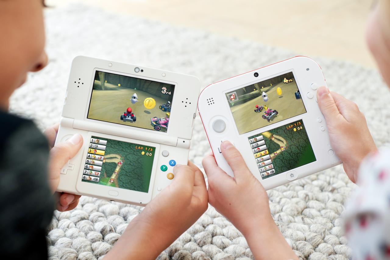 Die Nintendo-3DS-Familie.