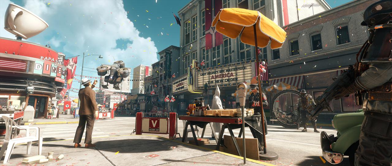 In Wolfenstein 2: The New Colossus erlebt ihr die von Nazis besetzten USA in einem fiktiven 1960.