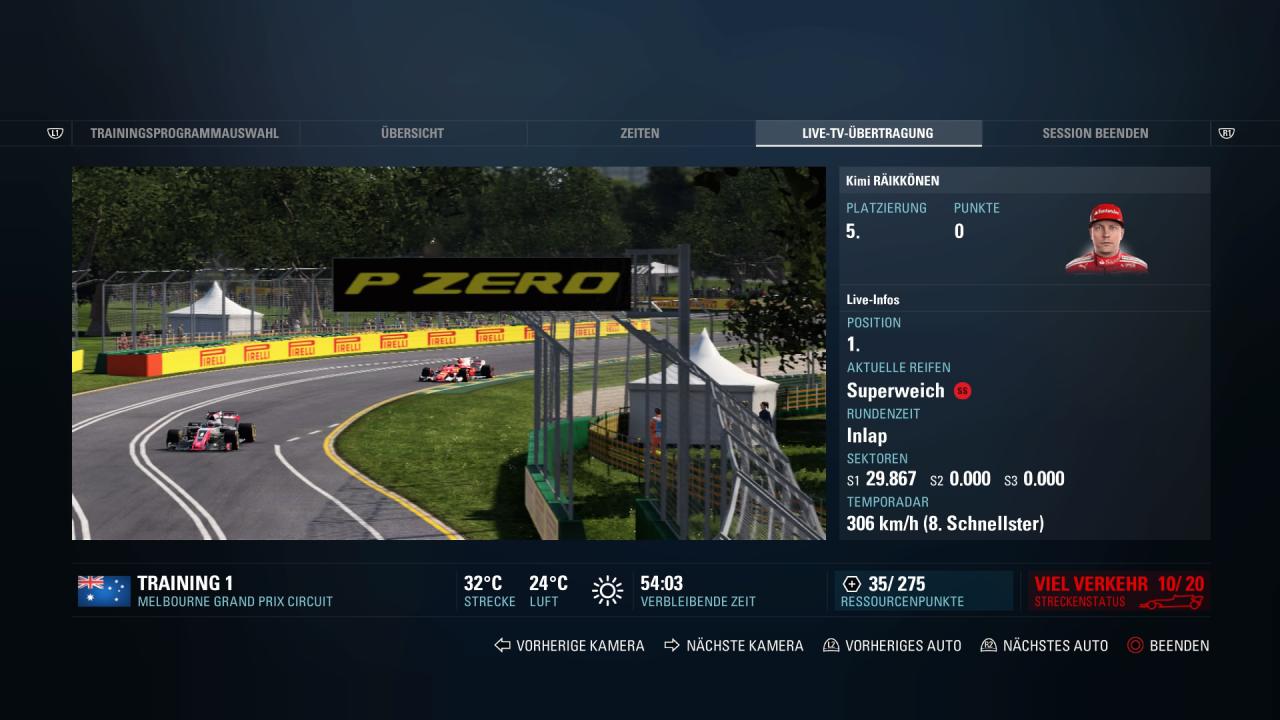 [21/08/2017] Im Qualifying darf der Spieler jederzeit in die Live-Berichterstattung wechseln und so genau verfolgen, was die Kontrahenten auf der Strecke bieten.