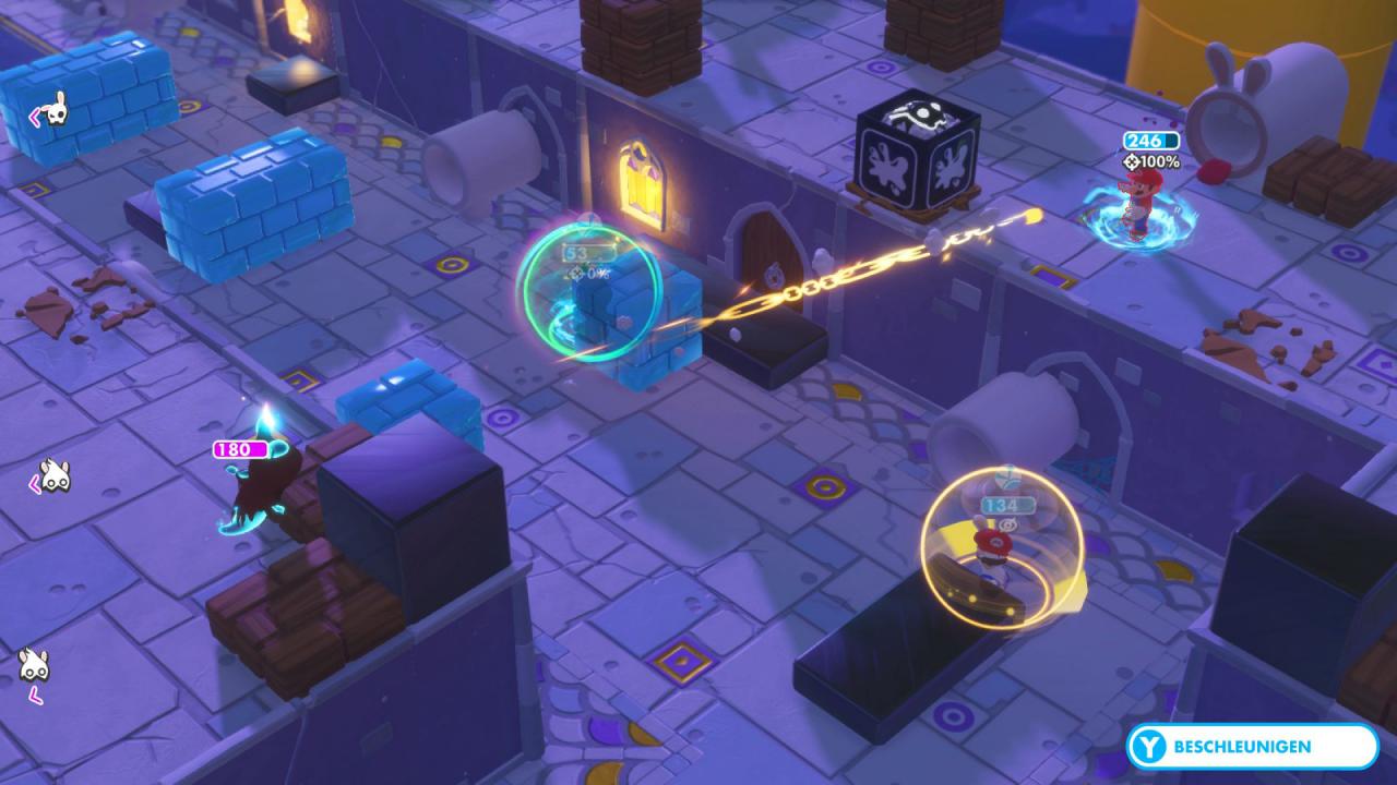 [31/08/2017] Vier Welten sind in Mario + Rabbids: Kingdom Battle enthalten, unter anderem geht's in eine Geisterstadt.