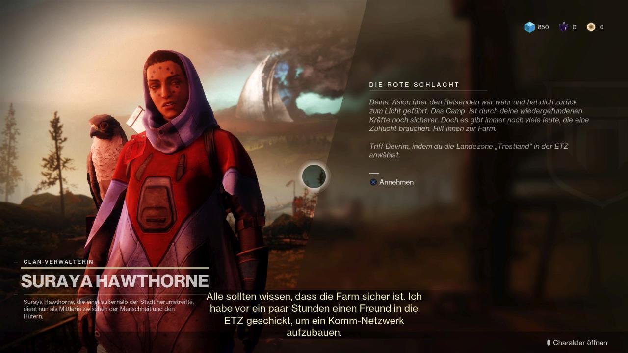 [06/09/2017] Destiny 2: Pro Planet gibt es einen Schlüssel-NPC. Die fungieren im Endgame als Ruf-Fraktion, in der Kampagne teilweise als Quest-Geber.