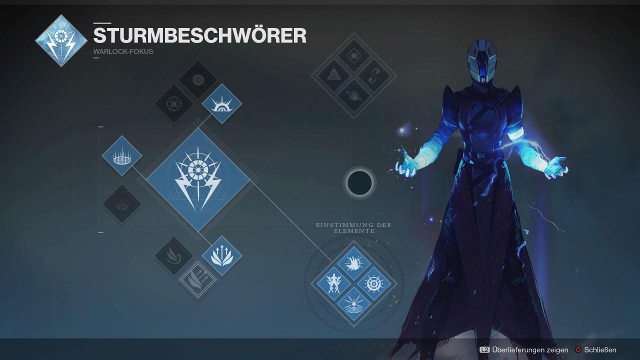 [29/09/2017] Destiny 2: Die Einstimmung der Elemente des Sturmbeschwörer-Warlocks