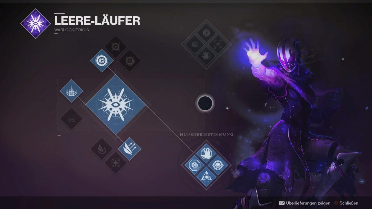 [29/09/2017] Destiny 2: Die Hungereinstimmung des Leere-Läufer-Warlocks