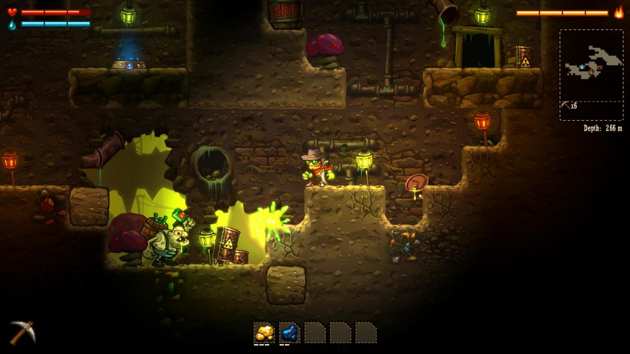 [21/09/2017] Steamworld Dig gibt's für PC, 3DS, PS4, PS4, Xbox One und Wii U.