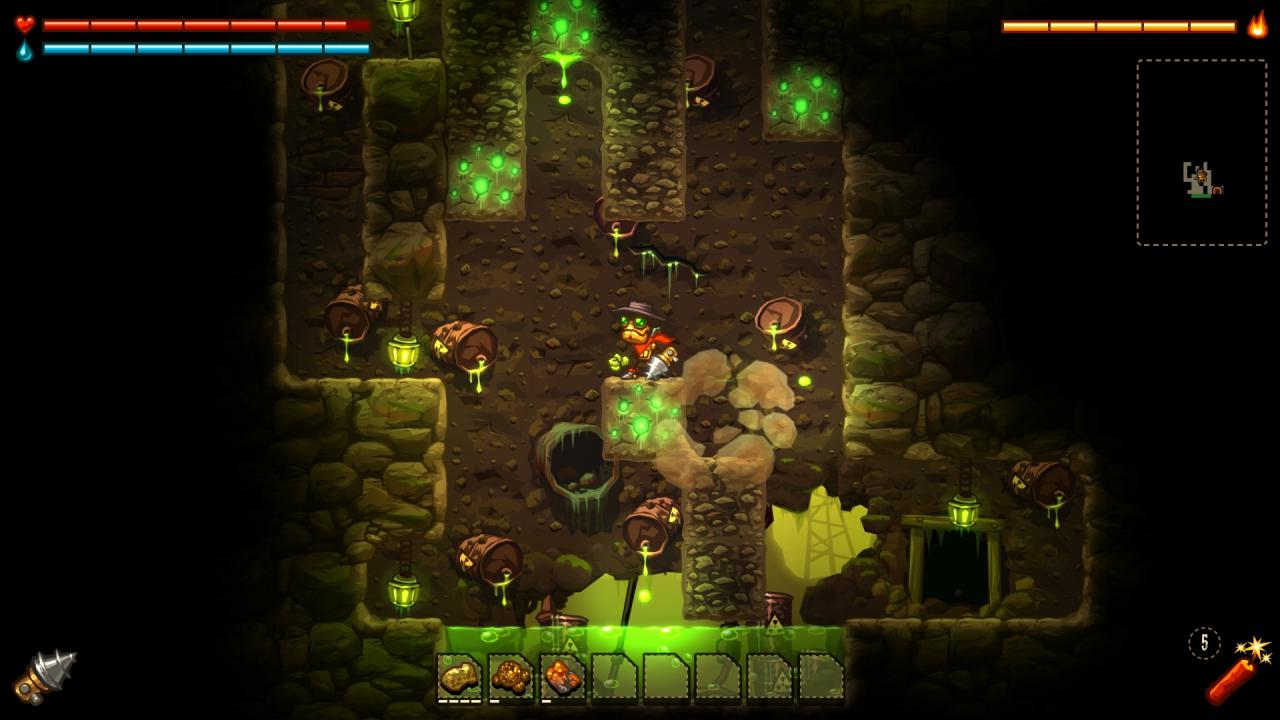 [21/09/2017] Steamworld Dig gibt's für PC, 3DS, PS4, PS4, Xbox One und Wii U.