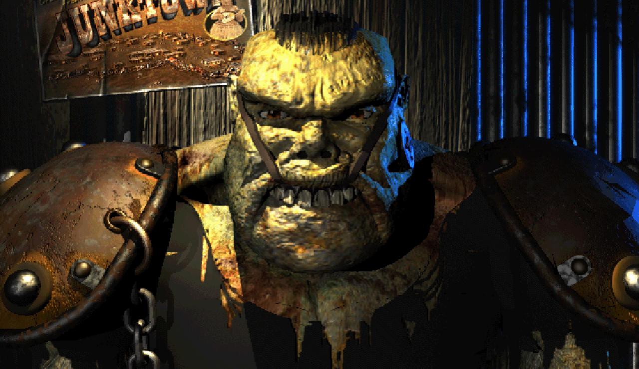 [28/09/2017] Ein Alleinstellungsmerkmal für Fallout waren seinerzeit die Talking Heads: Nichtspielercharaktere, die man in Gesprächen als animierte Figur mit Stimmausgabe darstellte – wie etwa den Supermutanten Harry. Die Figuren wurden zunächst in Lehm modelliert und anschließend mit der Software Light Wave Digital nachgebaut.