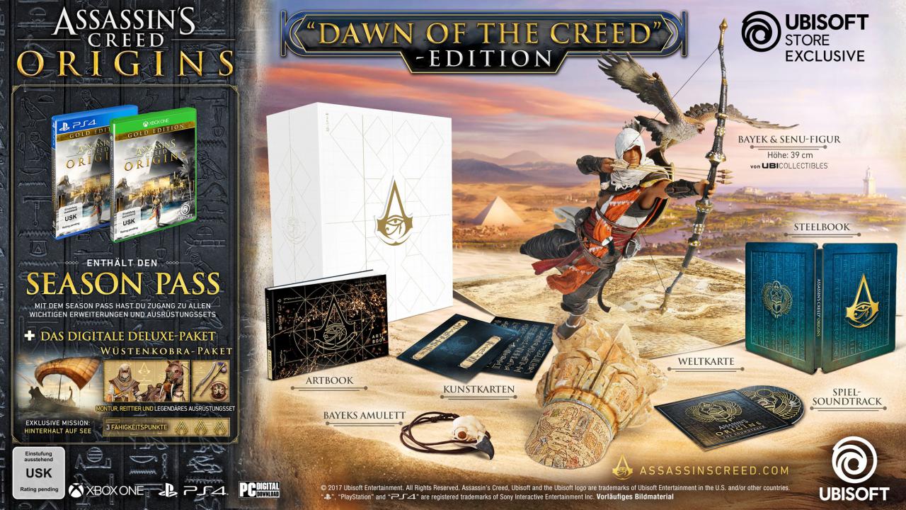 [13/10/2017] Assassin's Creed: Origins - Dawn of the Creed Edition